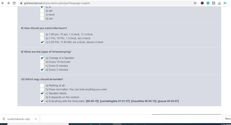 Gt Test Question Examples How To Pass Gotranscript Test 2026 Learn Everything About